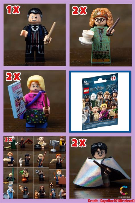 harry potter minifigures box distribution|harry potter lego figures.